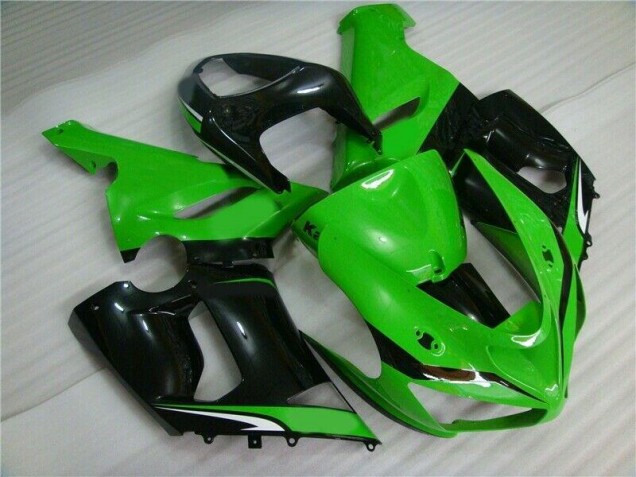 Carenado Moto Kawasaki ZX6R 2005-2006 - Verde Blanco Negro Carenado Moto Kawasaki ZX6R 2005-2006 - Verde Blanco Negro