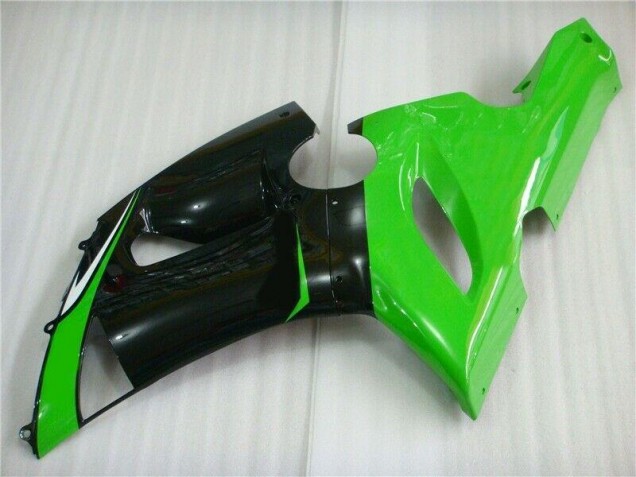 Carenado Moto Kawasaki ZX6R 2005-2006 - Verde Blanco Negro Carenado Moto Kawasaki ZX6R 2005-2006 - Verde Blanco Negro