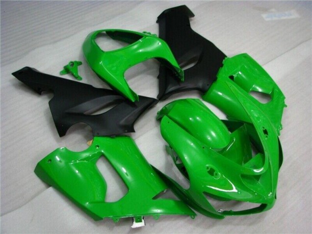 Carenado Moto Kawasaki ZX6R 2005-2006 - Verde Negro Mate Carenado Moto Kawasaki ZX6R 2005-2006 - Verde Negro Mate