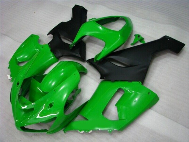 Carenado Moto Kawasaki ZX6R 2005-2006 - Verde Negro Mate Carenado Moto Kawasaki ZX6R 2005-2006 - Verde Negro Mate