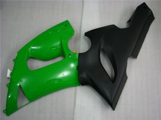 Carenado Moto Kawasaki ZX6R 2005-2006 - Verde Negro Mate Carenado Moto Kawasaki ZX6R 2005-2006 - Verde Negro Mate