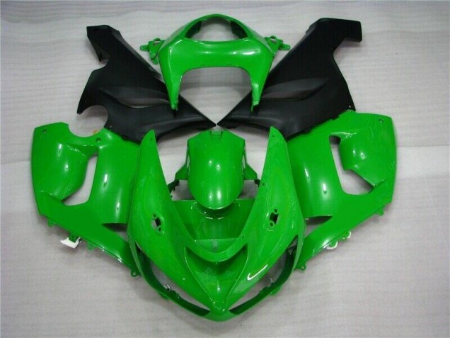 Carenado Moto Kawasaki ZX6R 2005-2006 - Verde Negro Mate Carenado Moto Kawasaki ZX6R 2005-2006 - Verde Negro Mate