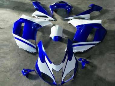 Carenado Moto Kawasaki ZX6R 2007-2008 - Azul Blanco