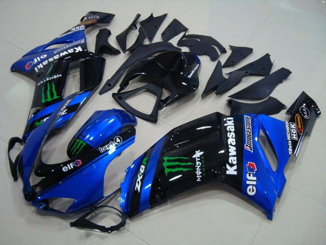 Carenado Moto Kawasaki ZX6R 2007-2008 - Azul Monster Carenado Moto Kawasaki ZX6R 2007-2008 - Azul Monster