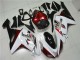 Carenado Moto Kawasaki ZX6R 2007-2008 - Blanco Negro Rojo Carenado Moto Kawasaki ZX6R 2007-2008 - Blanco Negro Rojo