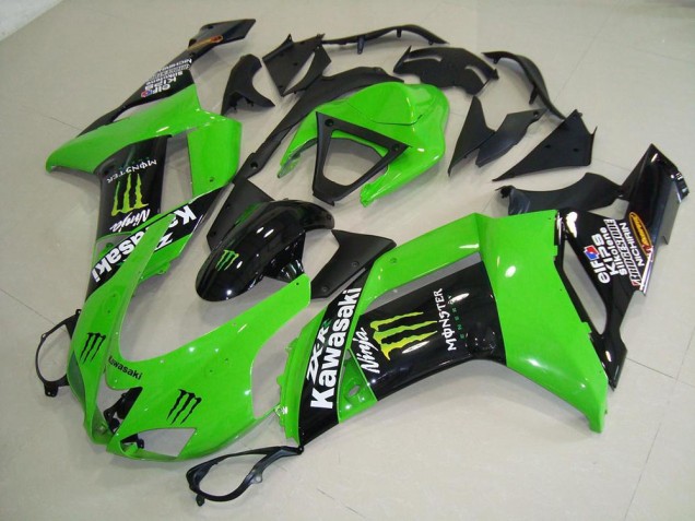 Carenado Moto Kawasaki ZX6R 2007-2008 - Monster Verde Carenado Moto Kawasaki ZX6R 2007-2008 - Monster Verde