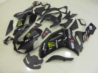 Carenado Moto Kawasaki ZX6R 2007-2008 - Negro Monster