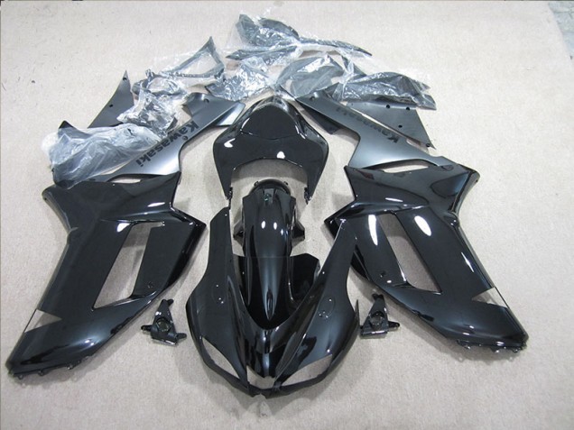 Carenado Moto Kawasaki ZX6R 2007-2008 - Negro Plata Carenado Moto Kawasaki ZX6R 2007-2008 - Negro Plata