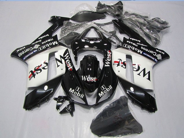 Carenado Moto Kawasaki ZX6R 2007-2008 - Negro West Mobil Carenado Moto Kawasaki ZX6R 2007-2008 - Negro West Mobil