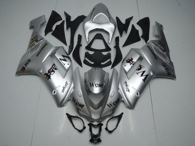 Carenado Moto Kawasaki ZX6R 2007-2008 - Plata West Carenado Moto Kawasaki ZX6R 2007-2008 - Plata West