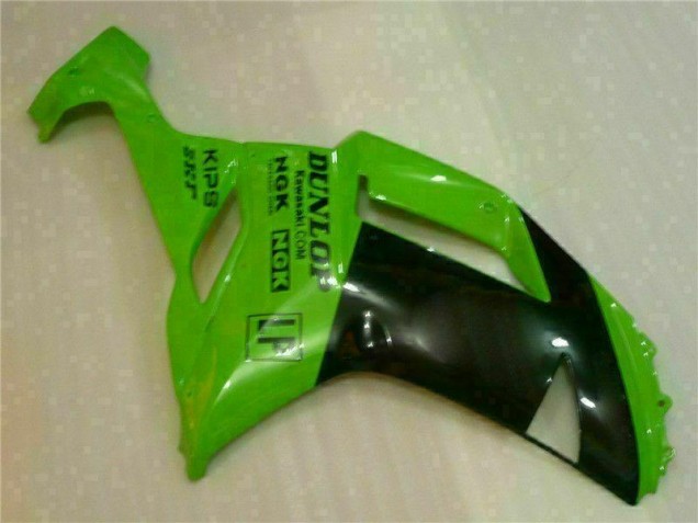 Carenado Moto Kawasaki ZX6R 2007-2008 - Verde Negro Dunlop Carenado Moto Kawasaki ZX6R 2007-2008 - Verde Negro Dunlop