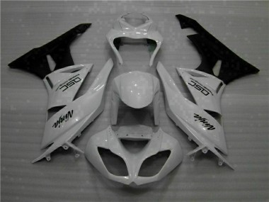 Carenado Moto Kawasaki ZX6R 2009-2012 - Blanco Negro Ninja