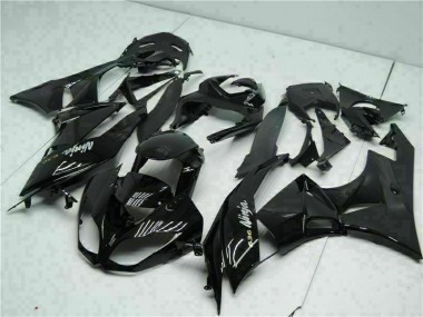 Carenado Moto Kawasaki ZX6R 2009-2012 - Negro Blanco Ninja 636