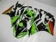 Carenado Moto Kawasaki ZX6R 2009-2012 - Negro Verde Roja Carenado Moto Kawasaki ZX6R 2009-2012 - Negro Verde Roja
