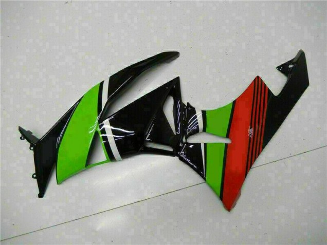 Carenado Moto Kawasaki ZX6R 2009-2012 - Negro Verde Roja Carenado Moto Kawasaki ZX6R 2009-2012 - Negro Verde Roja
