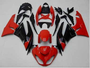 Carenado Moto Kawasaki ZX6R 2009-2012 - Rojo Negro