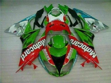 Carenado Moto Kawasaki ZX6R 2009-2012 - Rojo Verde Motocard