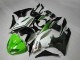 Carenado Moto Kawasaki ZX6R 2009-2012 - Verde Negro Blanco 25 Carenado Moto Kawasaki ZX6R 2009-2012 - Verde Negro Blanco 25