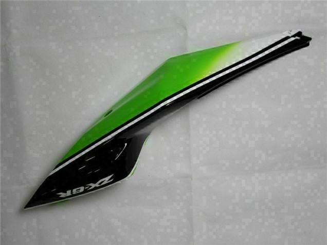 Carenado Moto Kawasaki ZX6R 2009-2012 - Verde Negro Blanco 25 Carenado Moto Kawasaki ZX6R 2009-2012 - Verde Negro Blanco 25