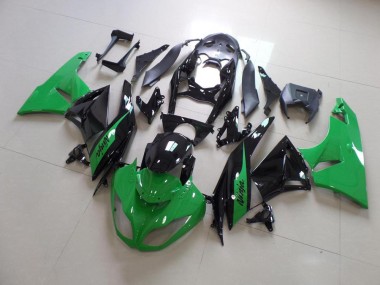 Carenado Moto Kawasaki ZX6R 2009-2012 - Verde & Negro
