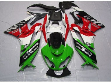 Carenado Moto Kawasaki ZX6R 2009-2012 - Verde Rojo
