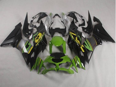 Carenado Moto Kawasaki ZX6R 2019-2023 - Negro Verde