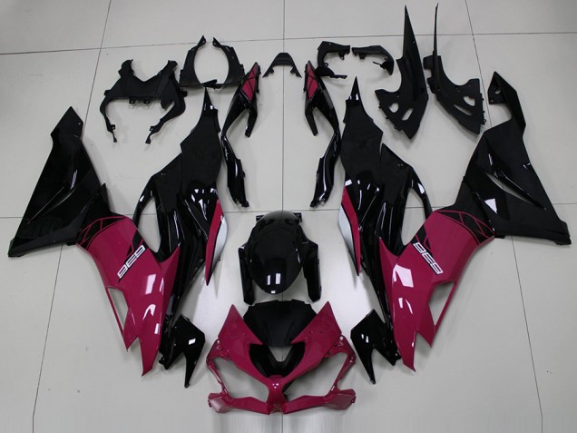 Carenado Moto Kawasaki ZX6R 2019-2023 - Rosa Negro Carenado Moto Kawasaki ZX6R 2019-2023 - Rosa Negro