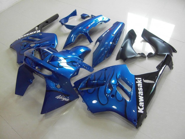 Carenado Moto Kawasaki ZX9R 1994-1997 - Azul Negro Llama Carenado Moto Kawasaki ZX9R 1994-1997 - Azul Negro Llama