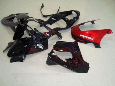 Carenado Moto Kawasaki ZX9R 2000-2001 - Rojo Llama