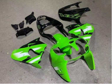 Carenado Moto Kawasaki ZX9R 2000-2001 - Verde Brillante Negro