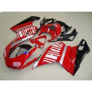 Carenado Moto & Plástico Ducati 848 1098 1198 2007-2014 - Rojo Blanco