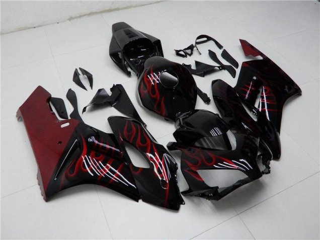 Carenado Moto & Plástico Honda CBR 1000 RR 2004-2005 - Rojo Negro Carenado Moto & Plástico Honda CBR 1000 RR 2004-2005 - Rojo Negro