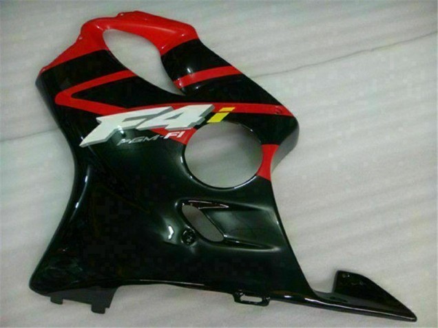 Carenado Moto & Plástico Honda CBR 600 F4i 2004-2007 - Rojo Negro Carenado Moto & Plástico Honda CBR 600 F4i 2004-2007 - Rojo Negro