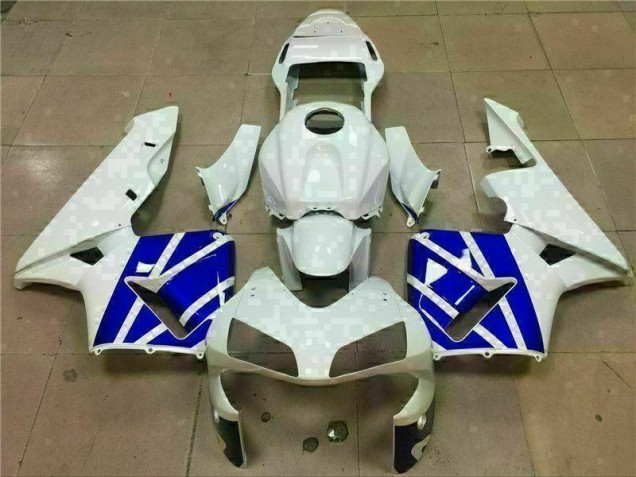 Carenado Moto & Plástico Honda CBR 600 RR 2003-2004 - Blanco Azul Carenado Moto & Plástico Honda CBR 600 RR 2003-2004 - Blanco Azul