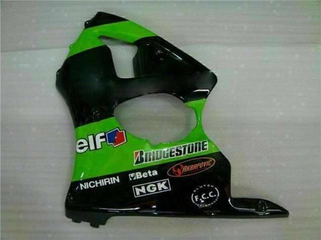 Carenado Moto & Plástico Kawasaki ZX6R 2000-2002 - Verde Carenado Moto & Plástico Kawasaki ZX6R 2000-2002 - Verde