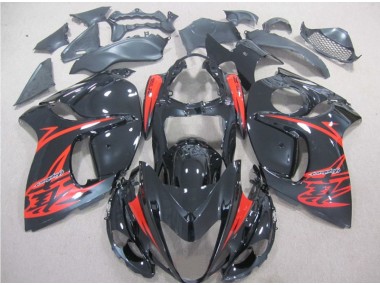 Carenado Moto & Plástico Suzuki GSXR 1300 Hayabusa 2008-2019 - Negro Rojo