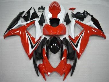 Carenado Moto & Plástico Suzuki GSXR 600 / 750 K6 2006-2007 - Rojo Negro