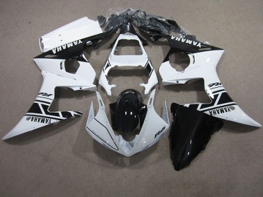 Carenado Moto & Plástico Yamaha R6 2003-2005 - Blanco Negro