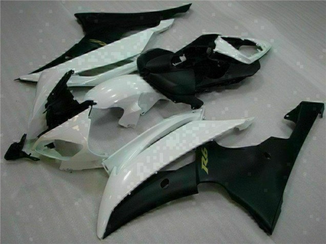 Carenado Moto & Plástico Yamaha R6 2008-2016 - Blanco Negro Carenado Moto & Plástico Yamaha R6 2008-2016 - Blanco Negro