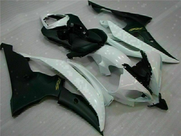 Carenado Moto & Plástico Yamaha R6 2008-2016 - Blanco Negro Carenado Moto & Plástico Yamaha R6 2008-2016 - Blanco Negro