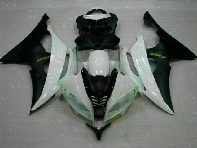 Carenado Moto & Plástico Yamaha R6 2008-2016 - Blanco Negro Carenado Moto & Plástico Yamaha R6 2008-2016 - Blanco Negro