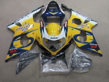 Carenado Moto Suzuki GSXR 1000 K1 2000-2002 - Amarillo Azul Corona Extra