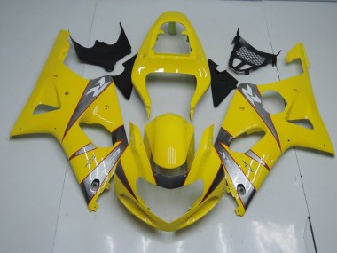 Carenado Moto Suzuki GSXR 1000 K1 2000-2002 - Amarillo & Gris