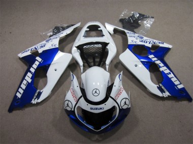 Carenado Moto Suzuki GSXR 1000 K1 2000-2002 - Azul Blanco Jordan Motul