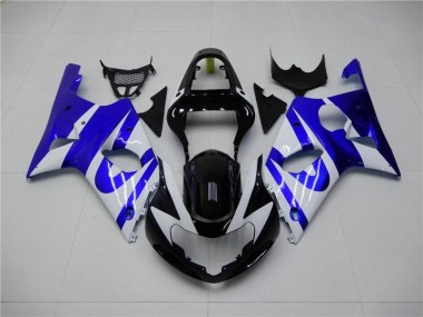 Carenado Moto Suzuki GSXR 1000 K1 2000-2002 - Azul Blanco