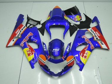 Carenado Moto Suzuki GSXR 1000 K1 2000-2002 - Azul Red Bull
