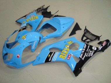 Carenado Moto Suzuki GSXR 1000 K1 2000-2002 - Claro Azul Negro