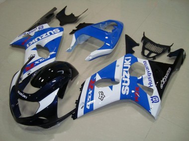 Carenado Moto Suzuki GSXR 1000 K1 2000-2002 - Negro Azul Blanco