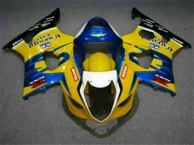 Carenado Moto Suzuki GSXR 1000 K3 2003-2004 - Amarillo Azul