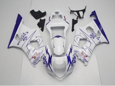 Carenado Moto Suzuki GSXR 1000 K3 2003-2004 - Azul Blanco Corona